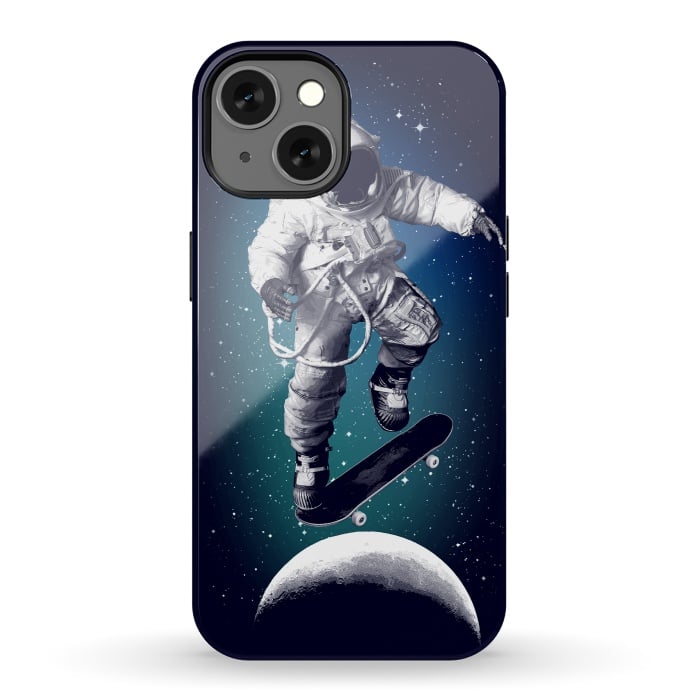 iPhone 13 StrongFit Skateboarding astronaut by Mitxel Gonzalez