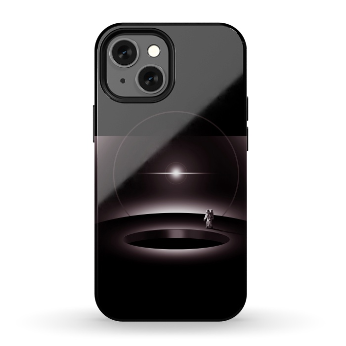 iPhone 13 mini StrongFit Black Hole by Steven Toang
