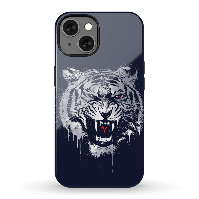 iPhone 13 StrongFit Melting Tiger by Steven Toang