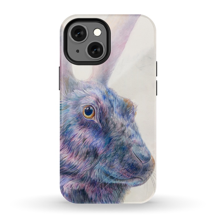 iPhone 13 mini StrongFit Black Rabbit by Brandon Keehner