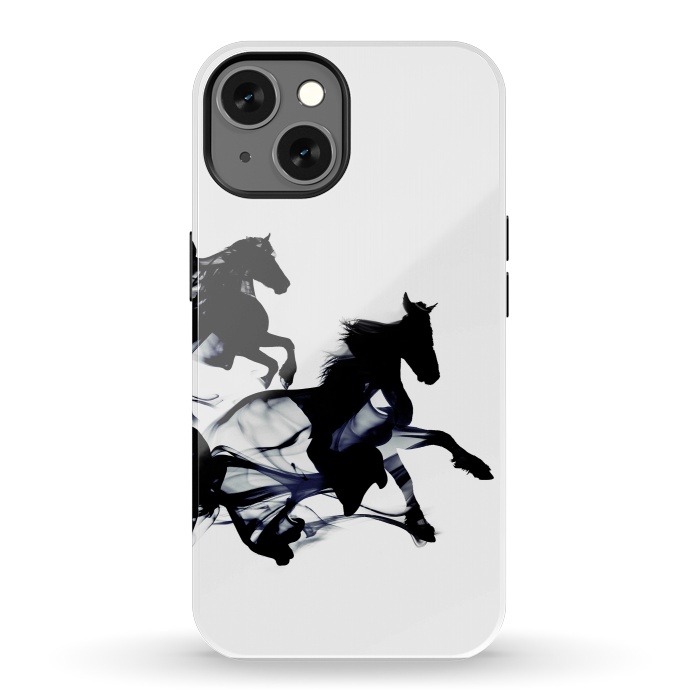 iPhone 13 StrongFit Black Horses by Róbert Farkas