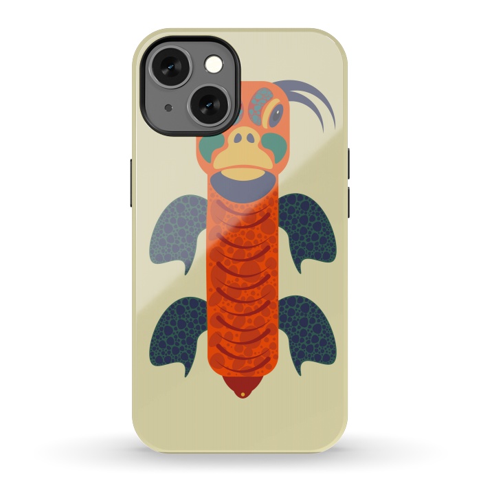 iPhone 13 StrongFit Tortoise-orange by Parag K