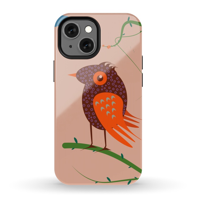 iPhone 13 mini StrongFit Bird by Parag K