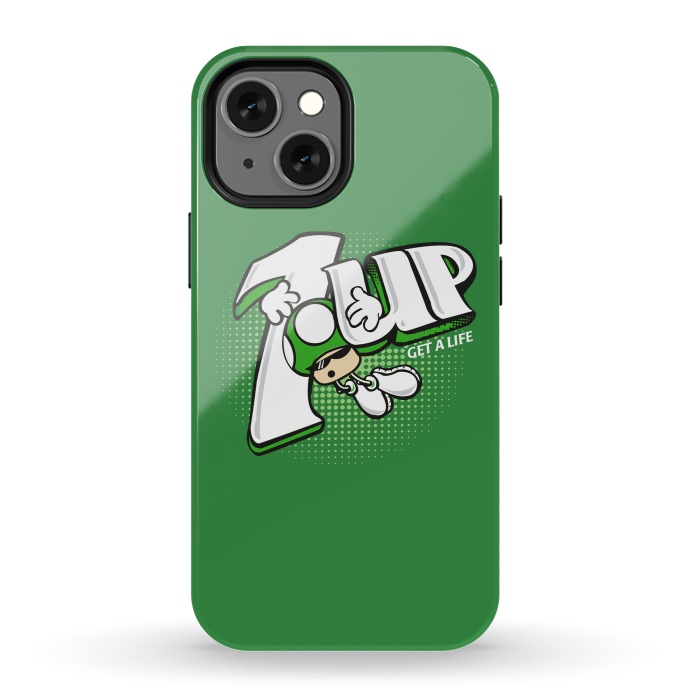 iPhone 13 mini StrongFit 1UP Get a Life by Samiel Art