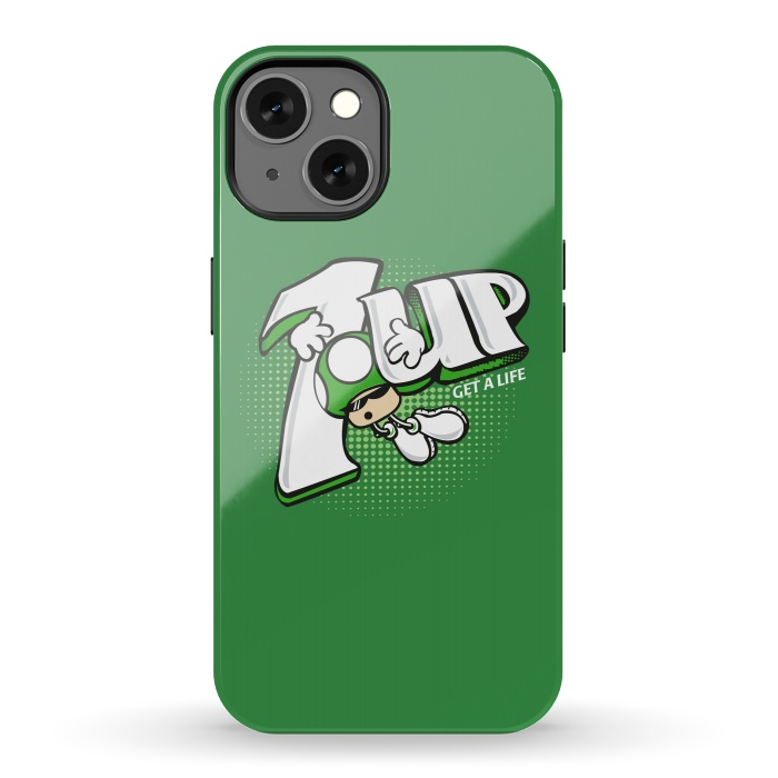 iPhone 13 StrongFit 1UP Get a Life by Samiel Art