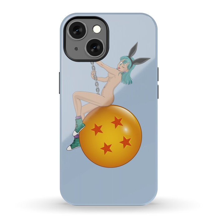 iPhone 13 StrongFit Bunny Ball ( Nude) by Samiel Art