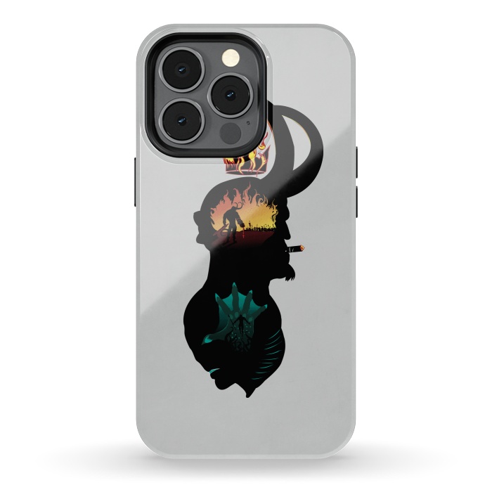 iPhone 13 pro StrongFit Paranormal Agents by Samiel Art