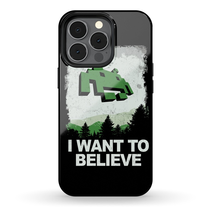 iPhone 13 pro StrongFit I WANT TO BELIEVE by SKULLPY
