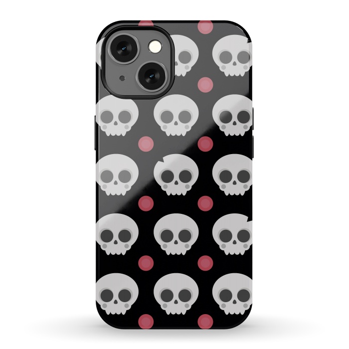 iPhone 13 StrongFit Skulls Pattern by Dellán