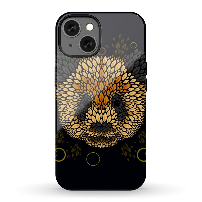 iPhone 13 StrongFit Panda face by Q-Artwork