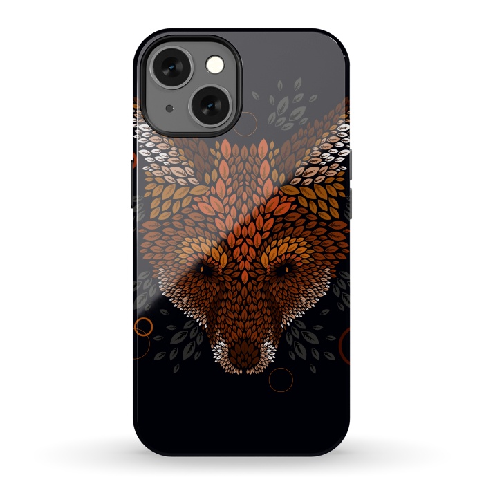 iPhone 13 StrongFit Fox Face by Q-Artwork