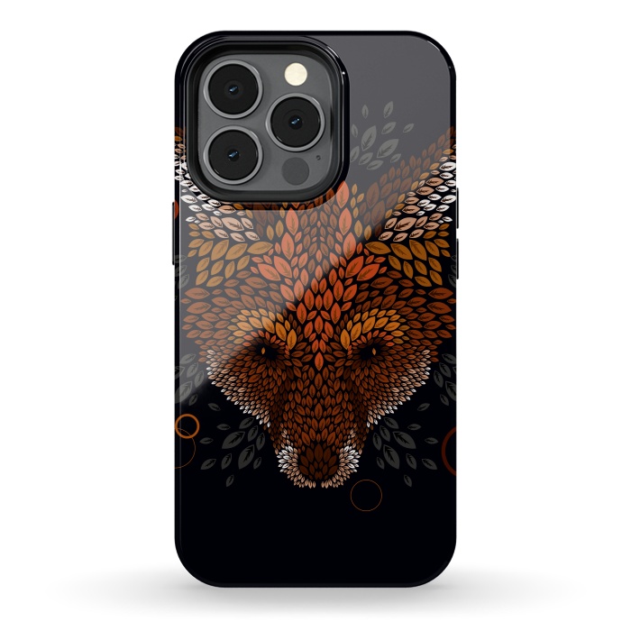 iPhone 13 pro StrongFit Fox Face by Q-Artwork