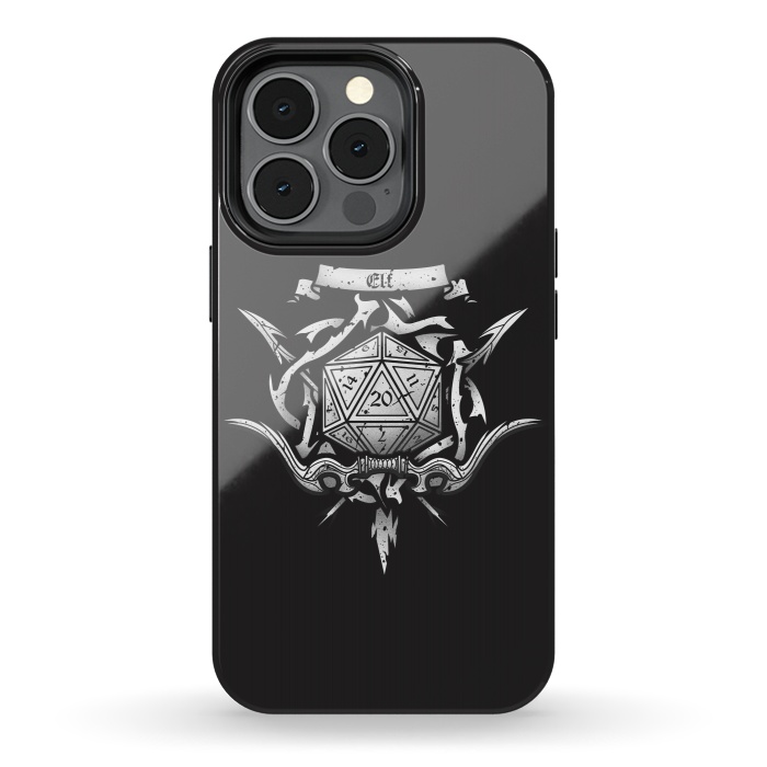 iPhone 13 pro StrongFit Elf Crest by Q-Artwork