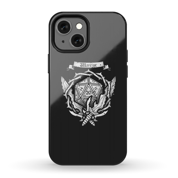 iPhone 13 mini StrongFit Warrior Crest by Q-Artwork