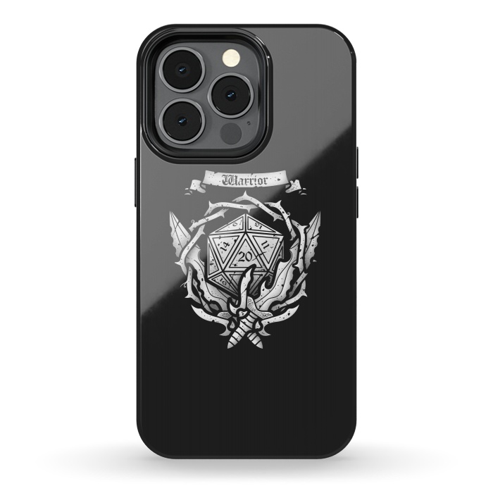 iPhone 13 pro StrongFit Warrior Crest by Q-Artwork