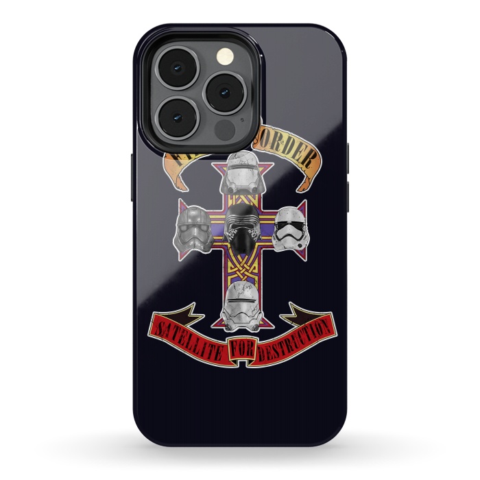 iPhone 13 pro StrongFit SATELLITE FOR DESTRUCTION by SKULLPY