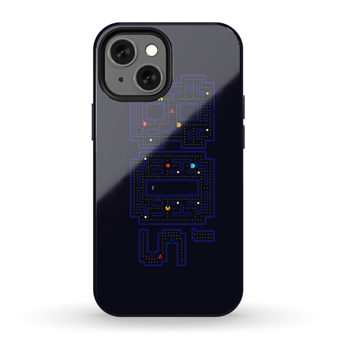 iPhone 13 mini StrongFit FEELING 80'S - PACMAN by SKULLPY
