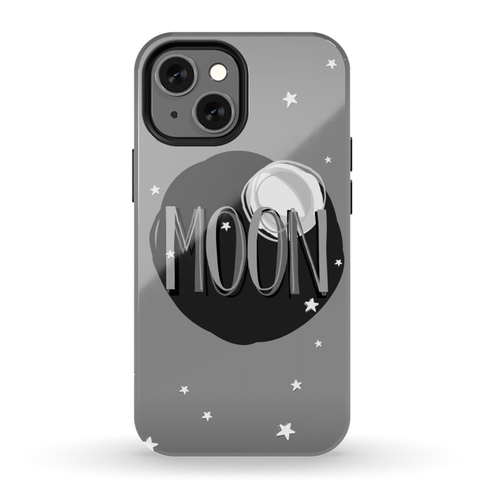 iPhone 13 mini StrongFit Bright Moon & Stars by Dellán