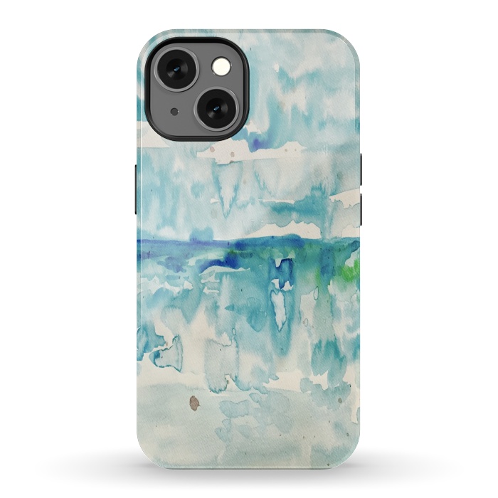 iPhone 13 StrongFit Miami Beach Watercolor #2 by ANoelleJay