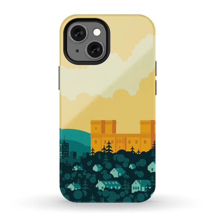iPhone 13 mini StrongFit Golden castle by Roland Banrévi