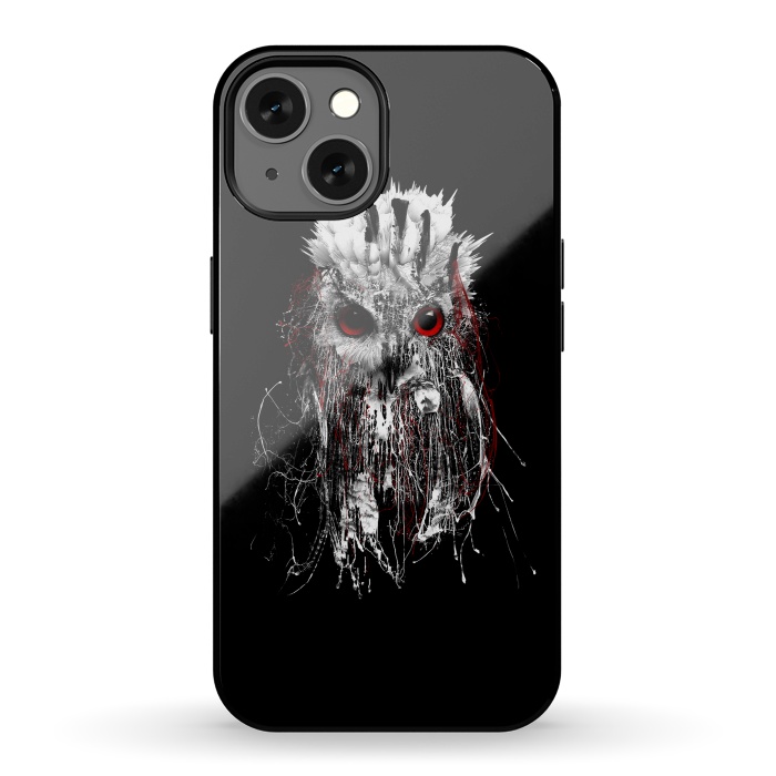 iPhone 13 StrongFit Owl BW by Riza Peker