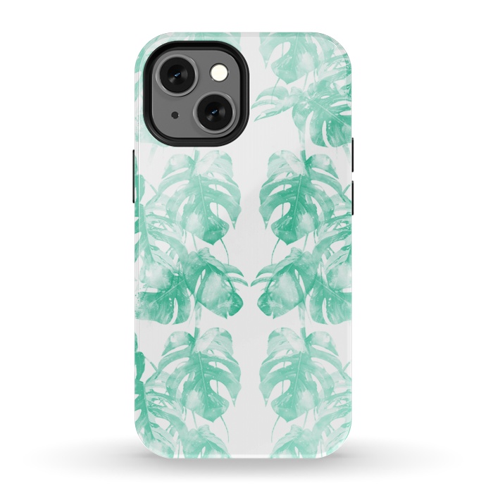 iPhone 13 mini StrongFit Monstera Tropical Jungle  by Rui Faria