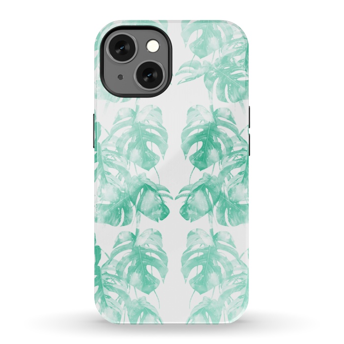 iPhone 13 StrongFit Monstera Tropical Jungle  by Rui Faria