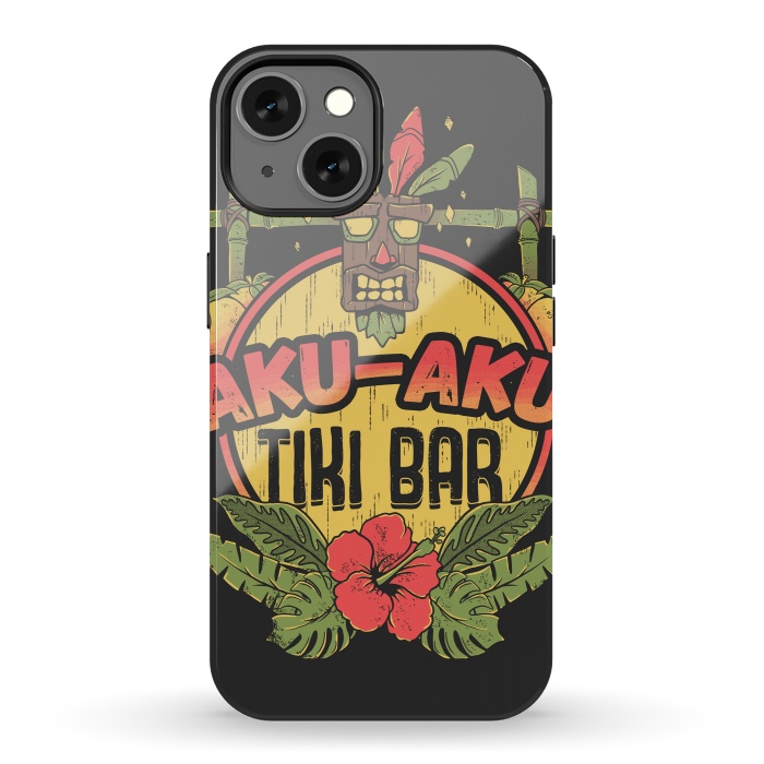 iPhone 13 StrongFit Aku Aku - Tiki Bar by Ilustrata