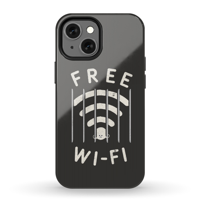 iPhone 13 mini StrongFit Free wi-fi by Shadyjibes