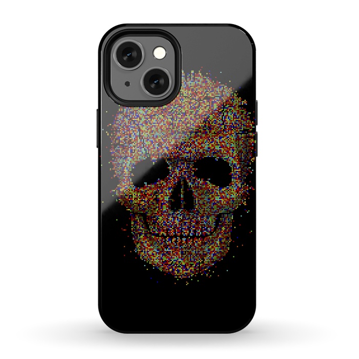 iPhone 13 mini StrongFit Acid Skull by Sitchko