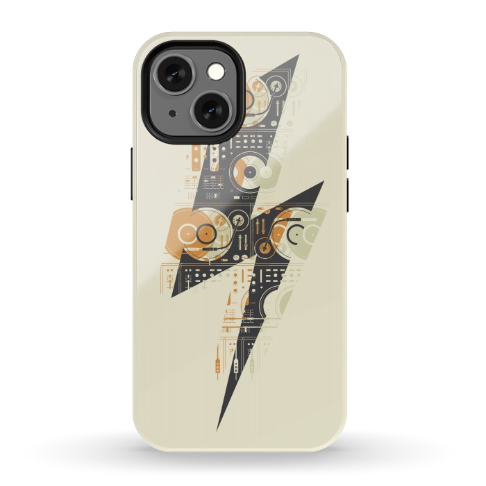 iPhone 13 mini StrongFit Dj’s Lightning by Sitchko