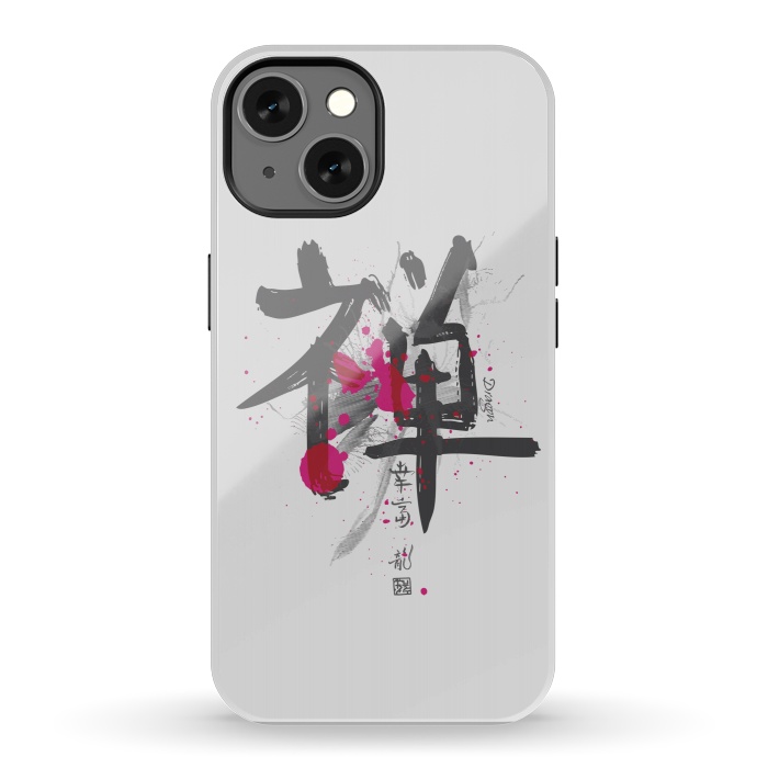 iPhone 13 StrongFit Hieroglyph "Dragon" by Sitchko