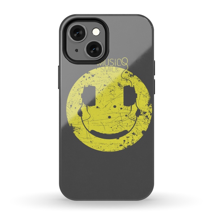 iPhone 13 mini StrongFit Music Smile V2 by Sitchko