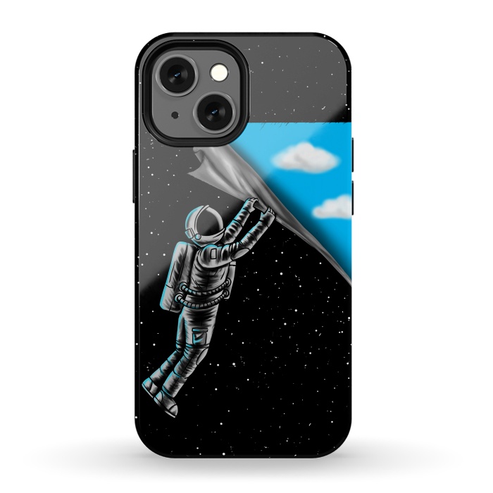 iPhone 13 mini StrongFit Astronaut open the sky by Coffee Man