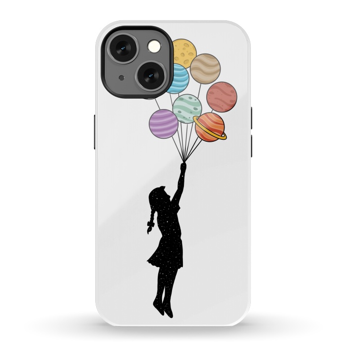 iPhone 13 StrongFit Planets Balloons by Coffee Man