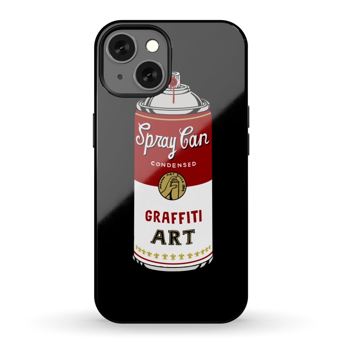 iPhone 13 StrongFit Graffiti Can by Coffee Man