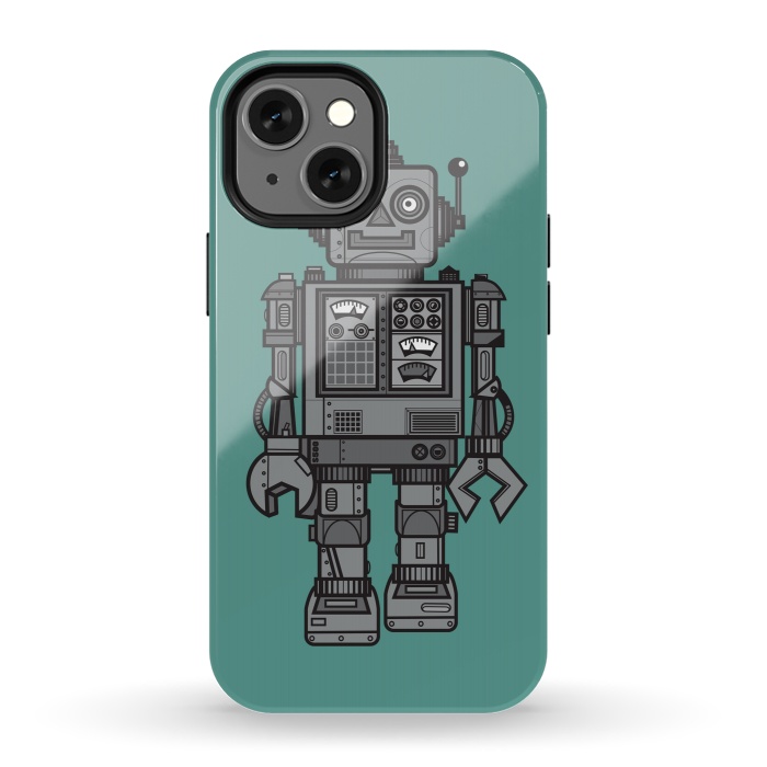 iPhone 13 mini StrongFit A Vintage Robot Friend by Wotto