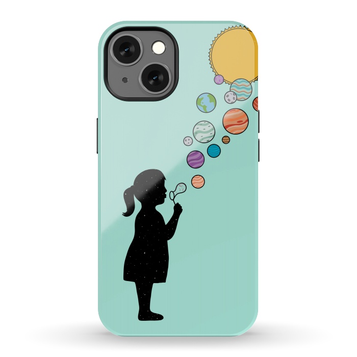 iPhone 13 StrongFit Planets bubbles by Coffee Man
