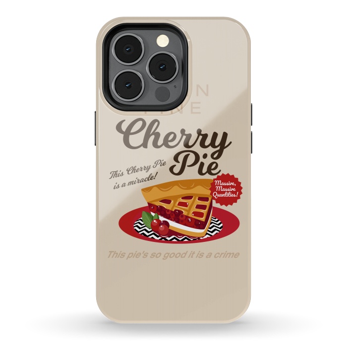 iPhone 13 pro StrongFit Twin Peaks Damn Fine Cherry Pie by Alisterny