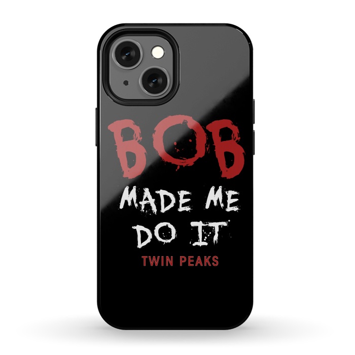 iPhone 13 mini StrongFit Twin Peaks Bob Made Me Do It by Alisterny