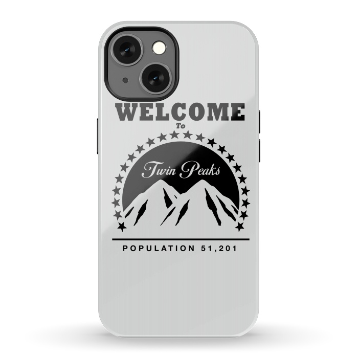 iPhone 13 StrongFit Twin Peaks Paramount Logo by Alisterny