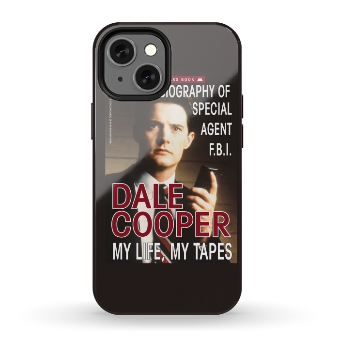 iPhone 13 mini StrongFit Twin Peaks Dale Cooper Book by Alisterny