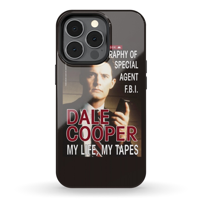 iPhone 13 pro StrongFit Twin Peaks Dale Cooper Book by Alisterny
