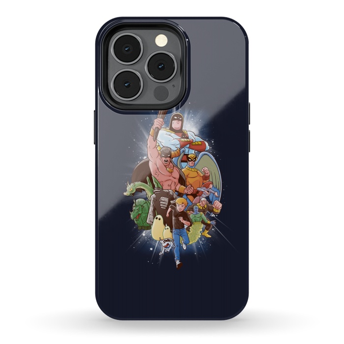 iPhone 13 pro StrongFit CHILDHOOD HEROES by SKULLPY