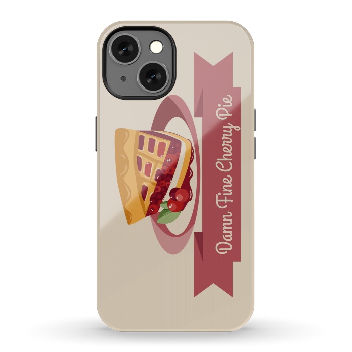 iPhone 13 StrongFit Twin Peaks Cherry Pie by Alisterny
