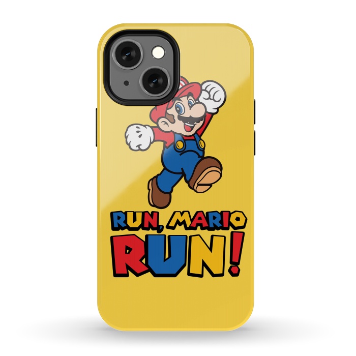 iPhone 13 mini StrongFit Run, Mario Run by Alisterny