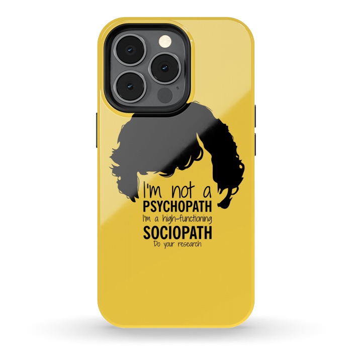 iPhone 13 pro StrongFit Sherlock Holmes High Functioning Sociopath by Alisterny