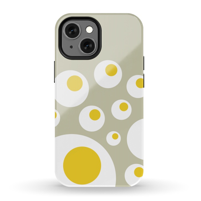 iPhone 13 mini StrongFit The Fried Eggs Rebellion II by Dellán