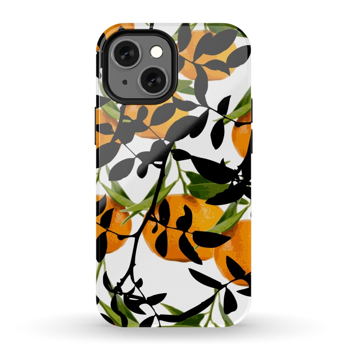 iPhone 13 mini StrongFit Hiding Oranges by Zala Farah