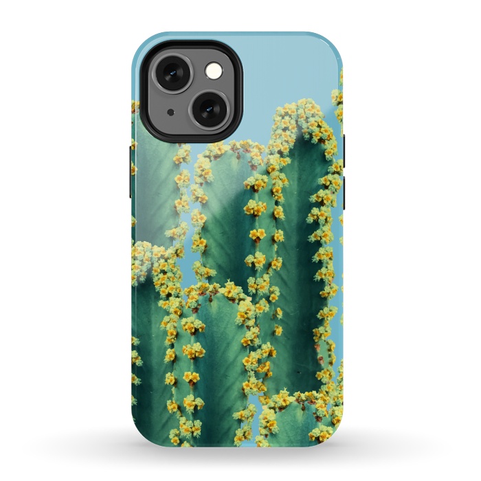 iPhone 13 mini StrongFit Adorened Cactus V2 by Uma Prabhakar Gokhale